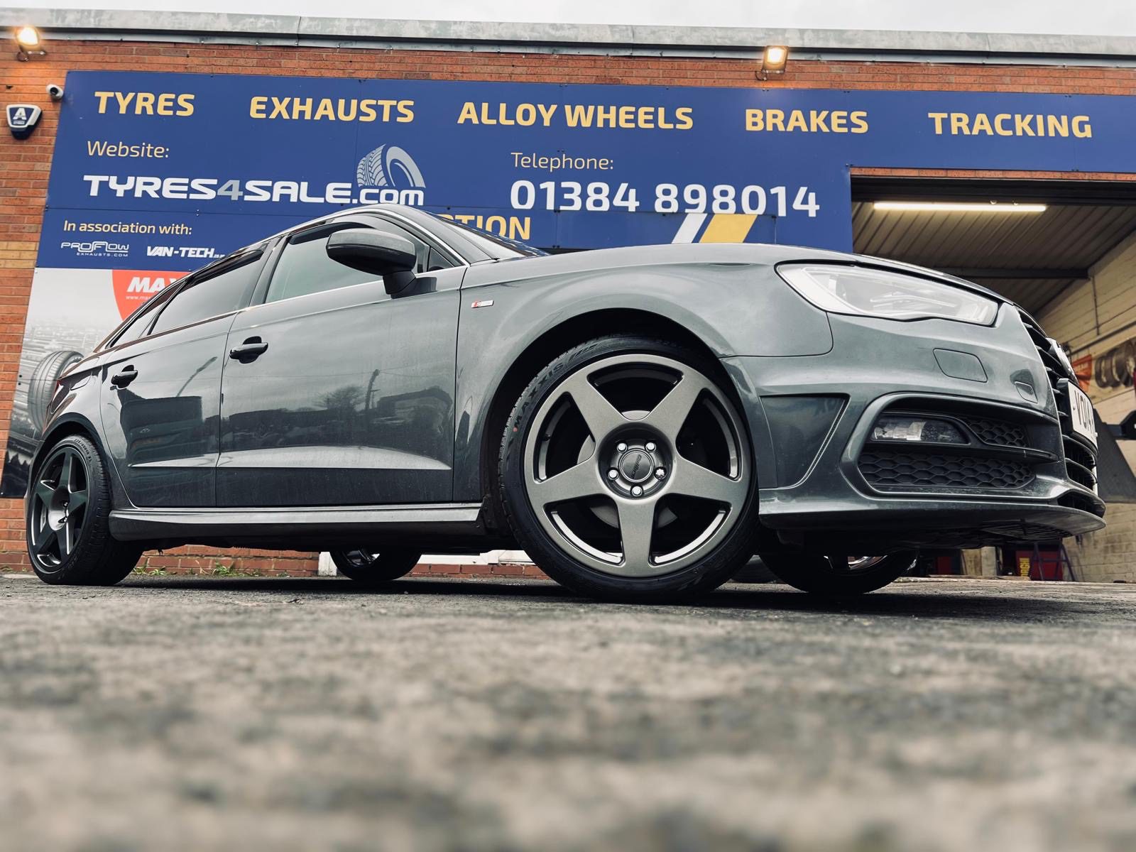 Wheel display and fitting at LTC Tyres