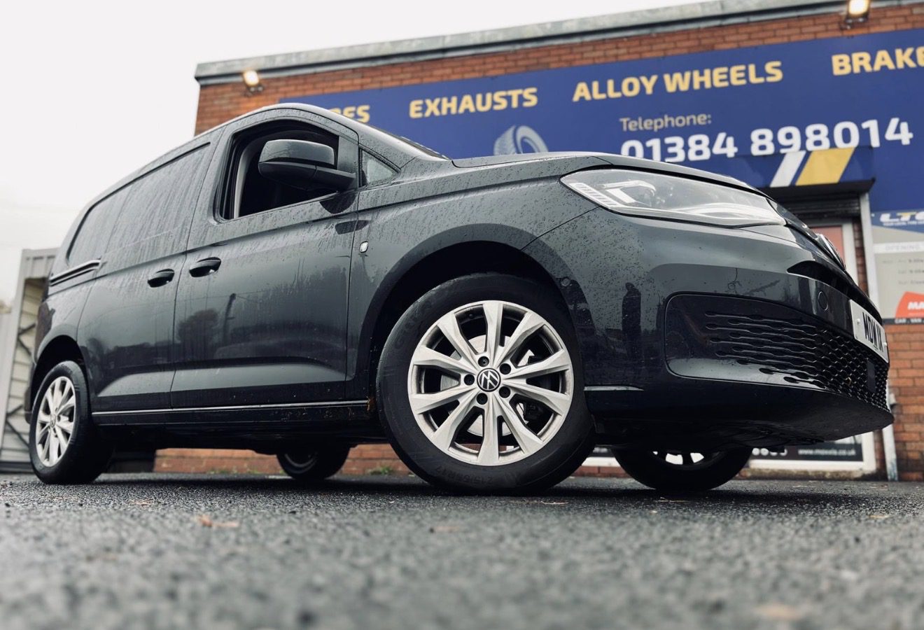 Volkswagen Caddy van alloy wheel repair at LTC Tyres and Exhausts Stourbridge