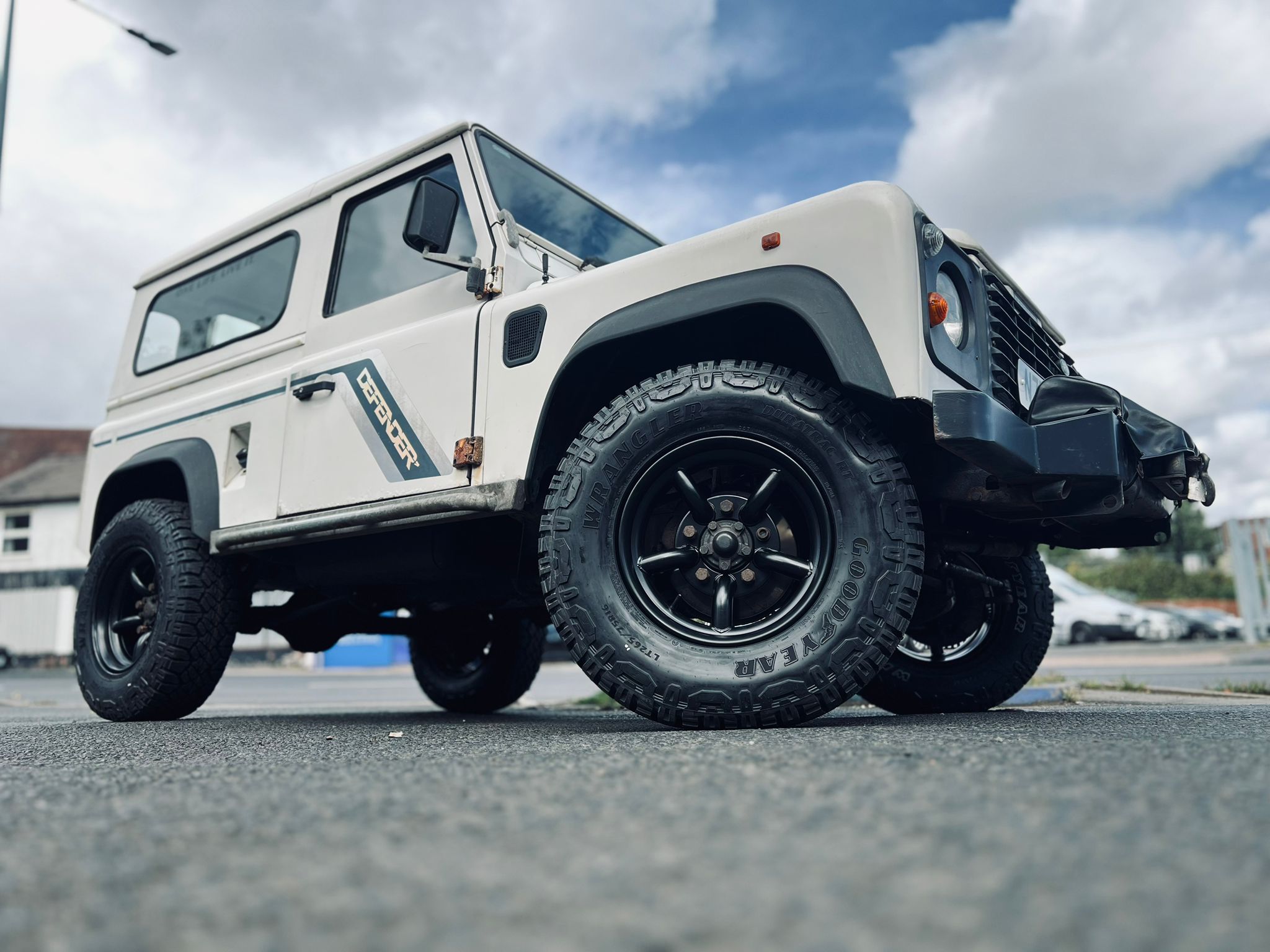 Land Rover Defender alloy wheel repair at LTC Tyres and Exhausts Stourbridge