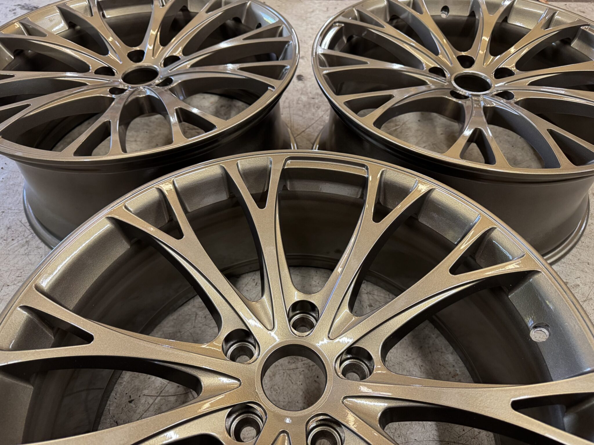 Alloy wheel powder coating and refurbishment at LTC Tyres and Exhausts Stourbridge