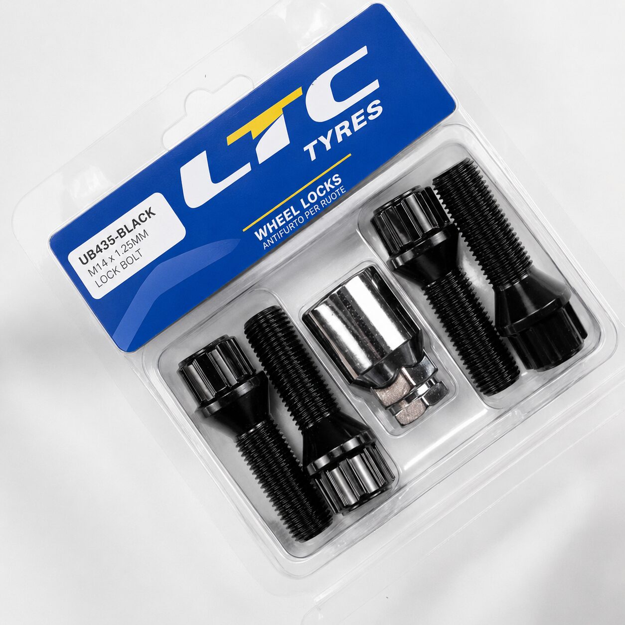 Locking wheel nuts and locking wheel bolts supplied by LTC Tyres