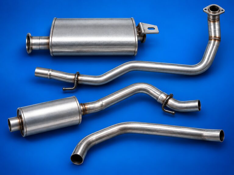 New standard replacement exhaust parts for cars and vans supplied by LTC Tyres and Exhausts