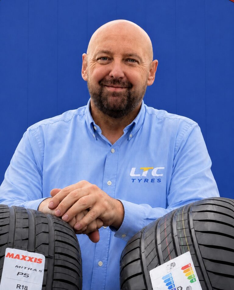 Jamie MacDonald of LTC Tyres & Exhausts in Stourbridge with Maxxis tyres
