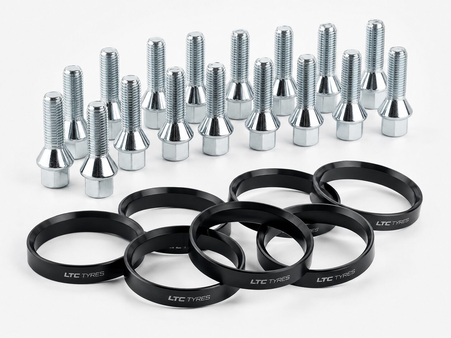 Alloy wheel spigot rings supplied by LTC Tyres