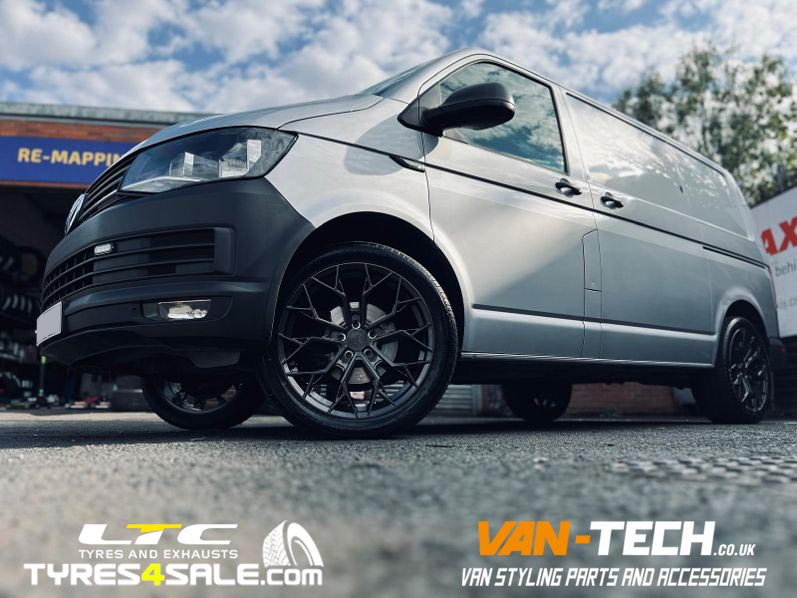 JBW Venom-R VW Alloy Wheels 20" for Transporter T6 and a set 275/40 20 106W XL Tyres