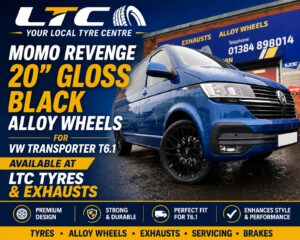 Momo Revenge Alloy Wheels 20″ for VW Transporter T6.1 Van