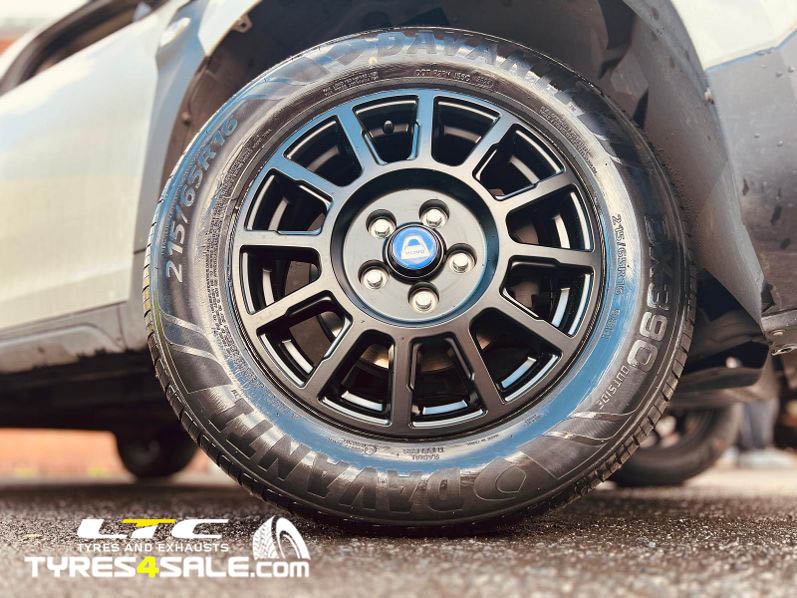 Dacia Duster Alloy Wheels Romac Stealth Satin Black 16" available at LTC Tyres and Exhausts