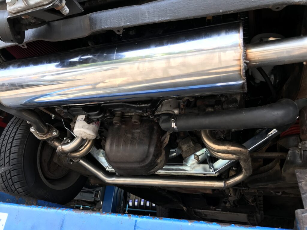 Bespoke custom-built exhaust silencers for vintage cars, motorhomes and sports cars