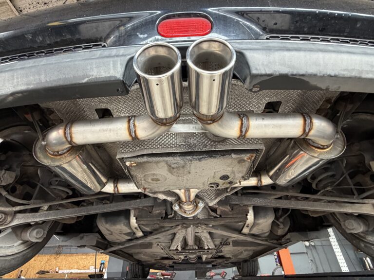 Mini Cooper custom-built stainless steel exhaust system by LTC
