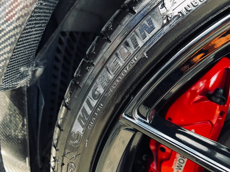Michelin car tyre sidewall at LTC Tyres and Exhausts
