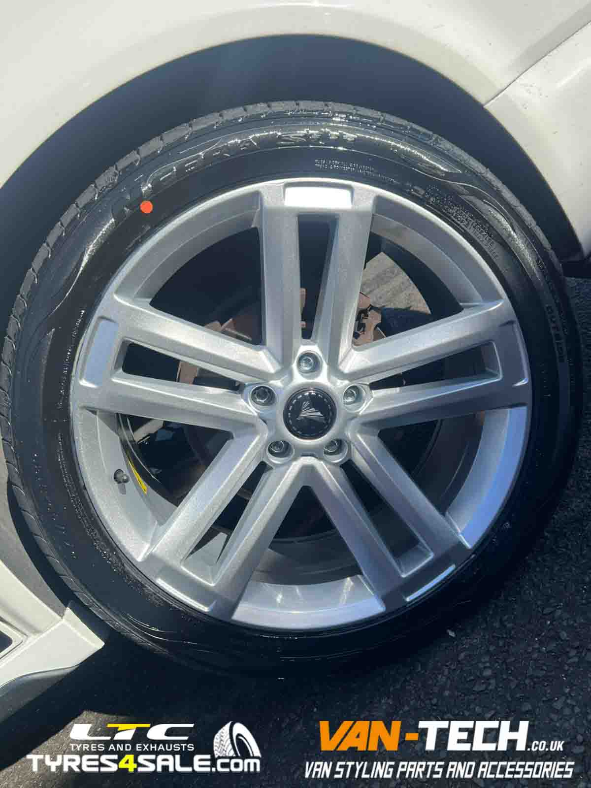 JBW Ammo Alloy Wheels 20 VW Transporter T6 in with Nexen Tyres