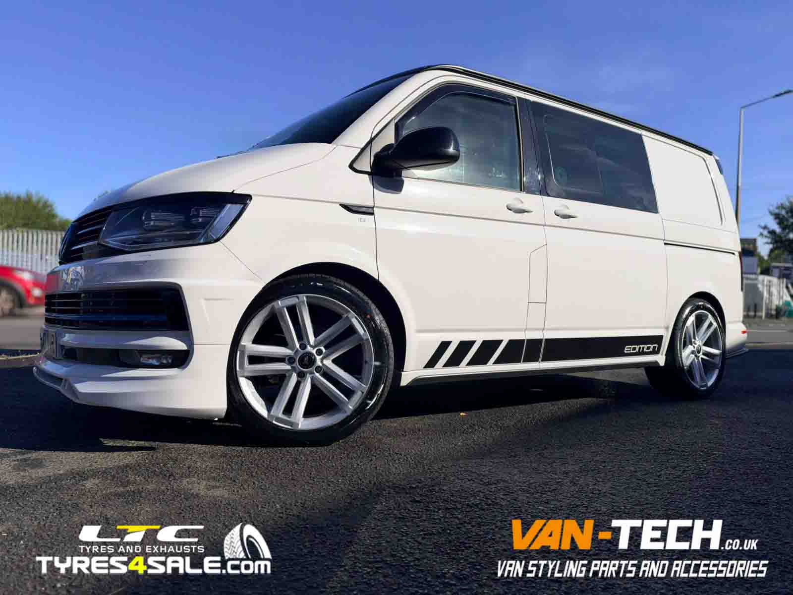 VW T6 JBW Ammo Silver Alloy Wheels 20 with Nexen NFERA SU1 Tyres