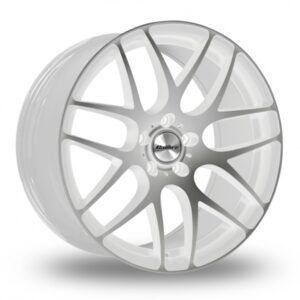 Calibre Exile-R Alloy Wheels - White and Polished