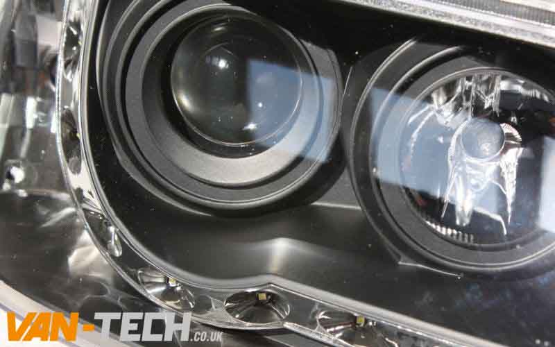 W-T5-Headlights-DRL-LED-Audi-Style-2003-2010-phl90465-3 VW Transporter T5 Headlights Black DRL LED Audi Style 2003-2010