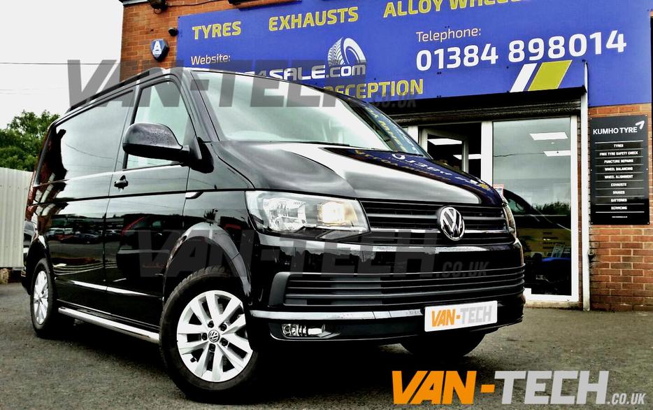vw-transporter-t6-sportlien-stainless-steel-side-bars-1 VW T6 T6.1 Side Bars Sportline Stainless Steel O.E Style SWB LWB Transporter